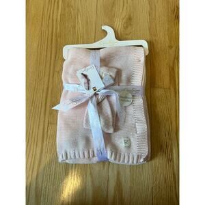 NWT Jessica Simpson Pink Blanket w/ Headband